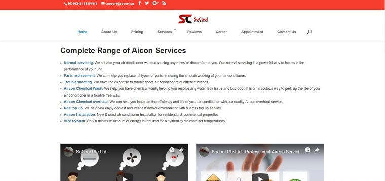 socool aircon servicing price