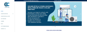 Coolcare' Homepage