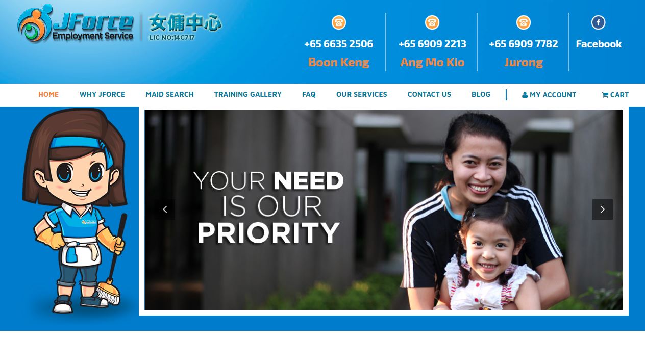 JFORCE EMPLOYMENT SERVICES' Homepage
