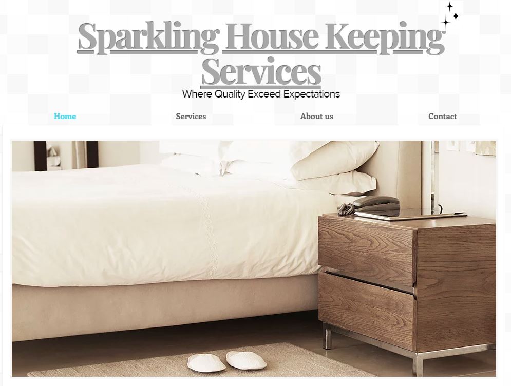 sparkling house cleaning