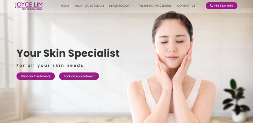 Joyce Lim Skin & Laser Clinic's Homepage