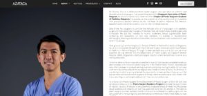 Dr. Terrence Goh Plastic Surgery's Homepage