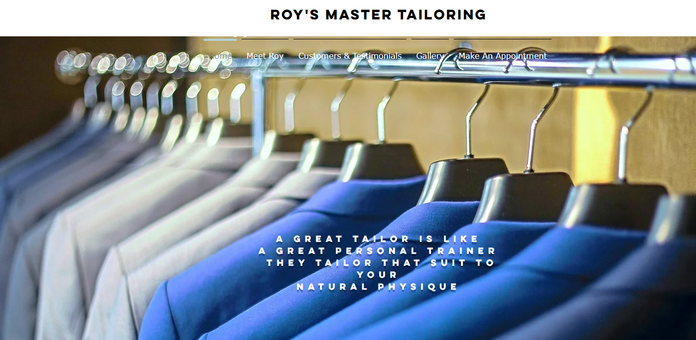 Roy’s Master Tailoring -Tailor in Singapore