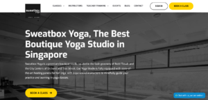 Sweatbox Yoga' Homepage