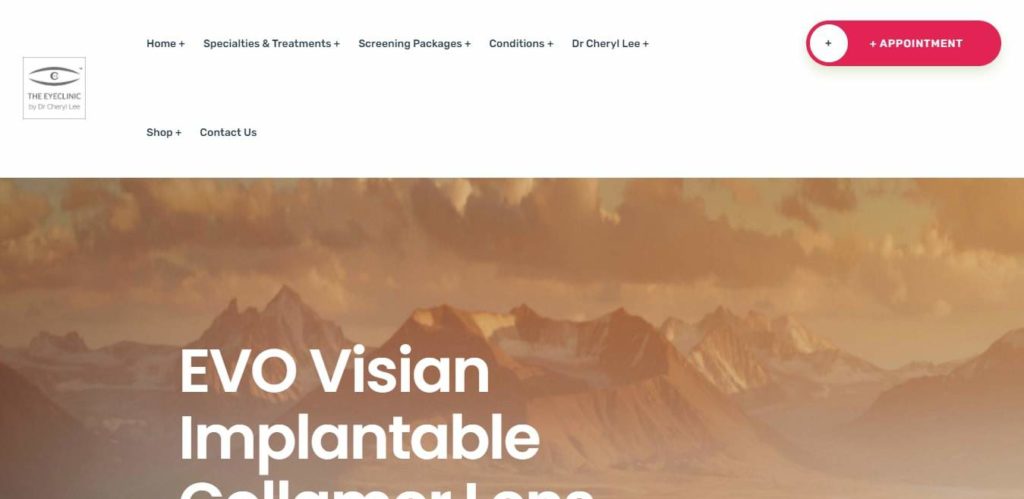 The EyeClinic by Dr. Cheryl Lee's Homepage