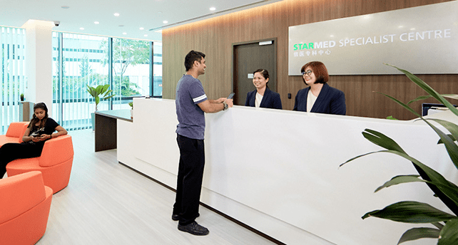 Dr. Lee Fang Jann - Starmed Specialist Center's Reception