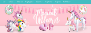 Party Wholesale Centre' Homepage