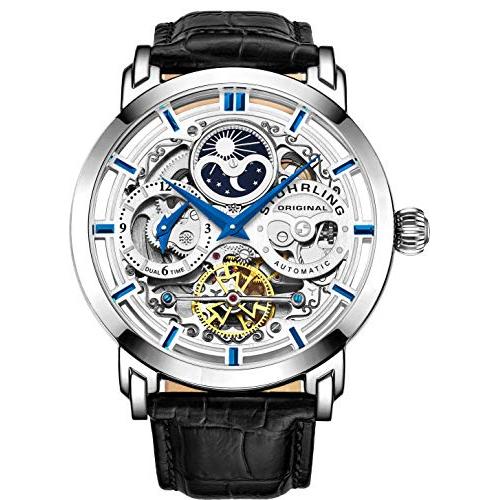 Stuhrling's Luciano 371B Automatic Skeleton Watch