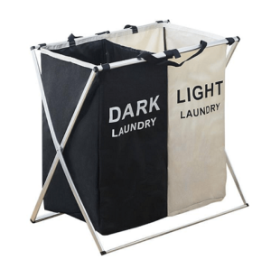 Laundry Basket Bag with Multiple Compartments
