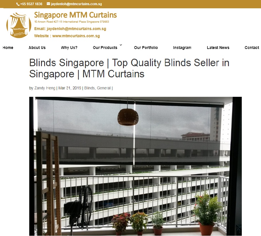 Singapore MTM Curtains' Homepage