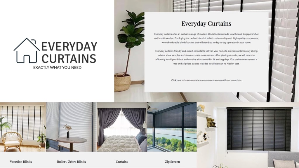 Everyday Curtains' Homepage