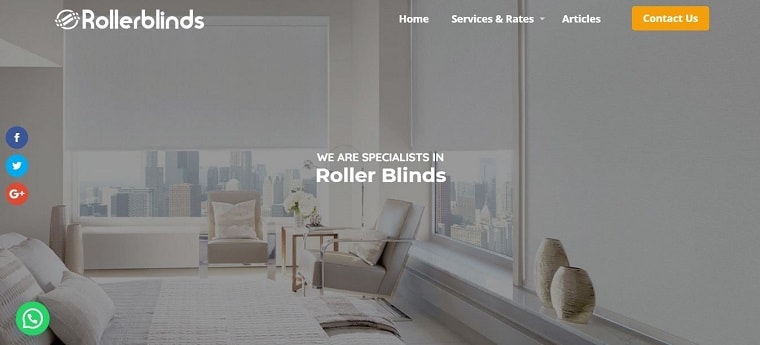 Rollerblinds' Homepage