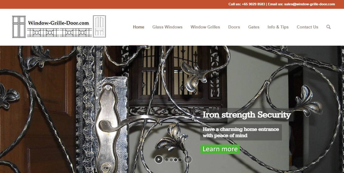 window grille door's homepage