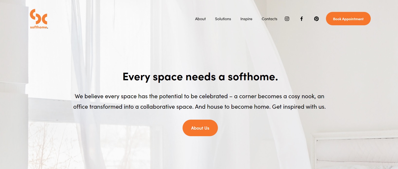 Softhome's homepage