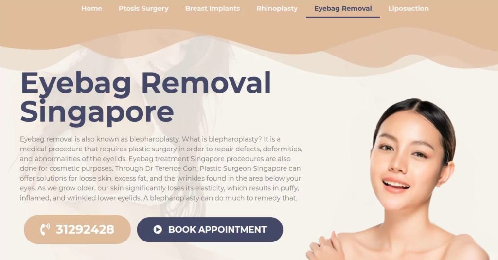 Dr. Terence Goh’s Clinic's Homepage