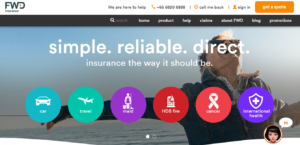 FWD Insurance's Homepage