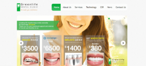 Greenlife Dental Clinic's Homepage