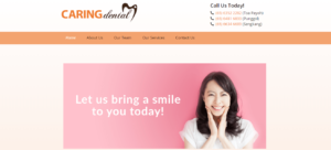 Caring Dental's Homepage
