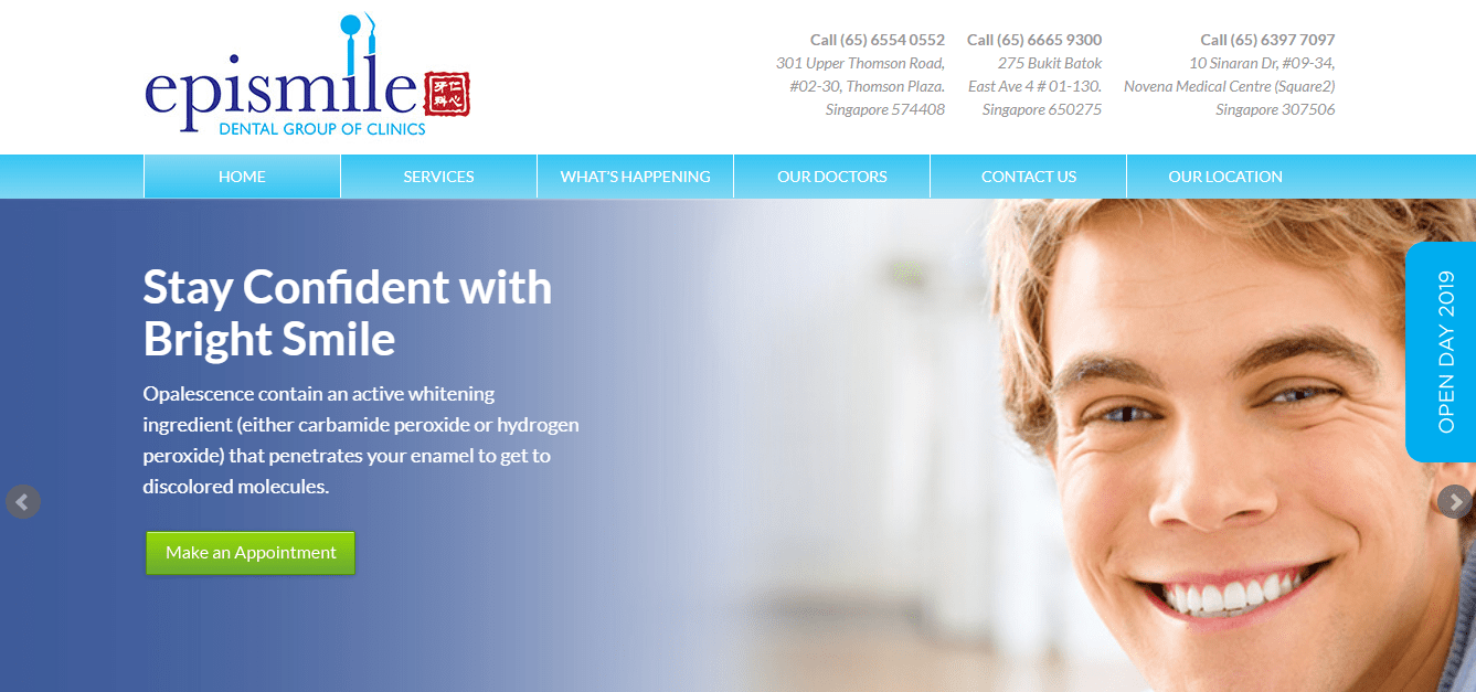 Epismile Dental Group's Homepage