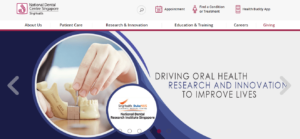 National Dental Centre Singapore's Homepage