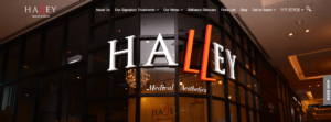 Halley Medical Aesthetics' Homepage