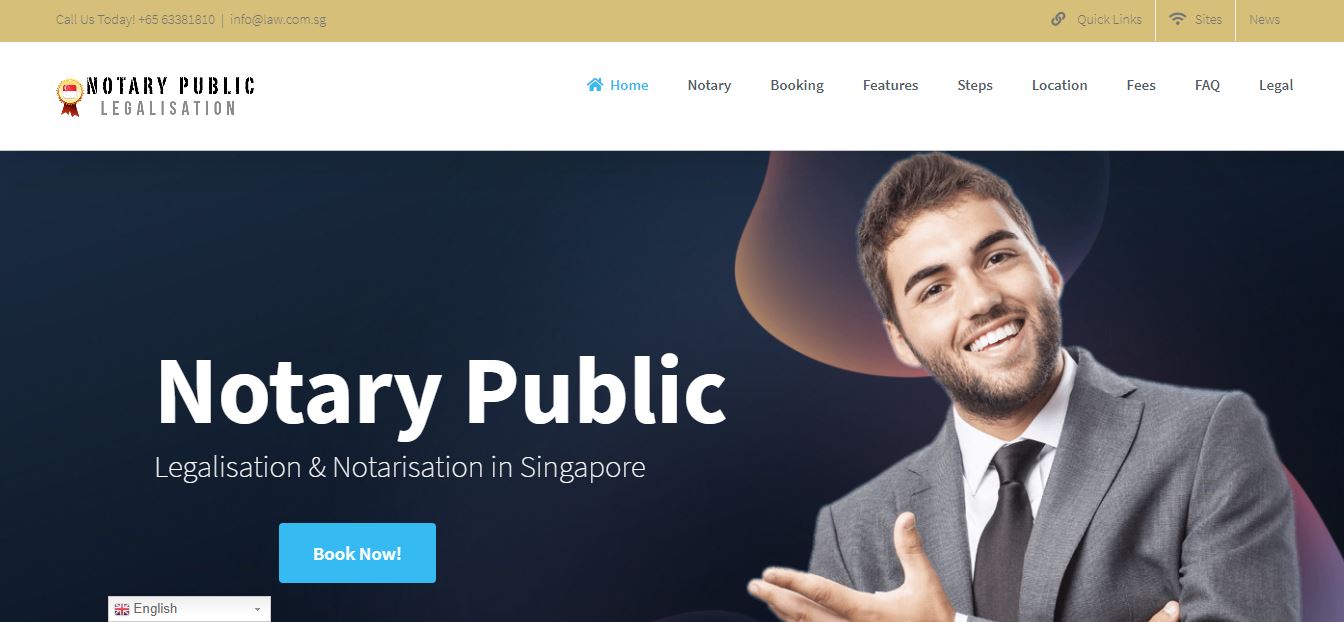 Singapore Notary Public's Homepage