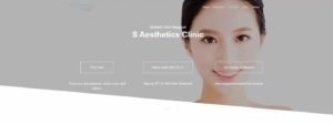 S Aesthetics Clinic's Homepage