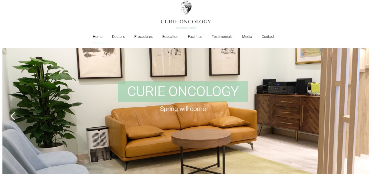 Curie Oncology Pte Ltd's Homepage