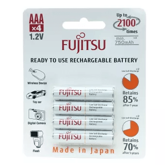 Fujitsu AAA Rechargeable Battery