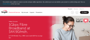 Singtel's Homepage