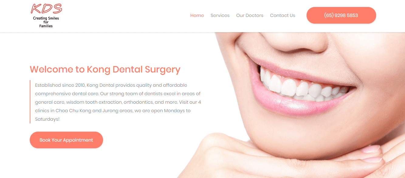 Kong Dental Surgery's Homepage