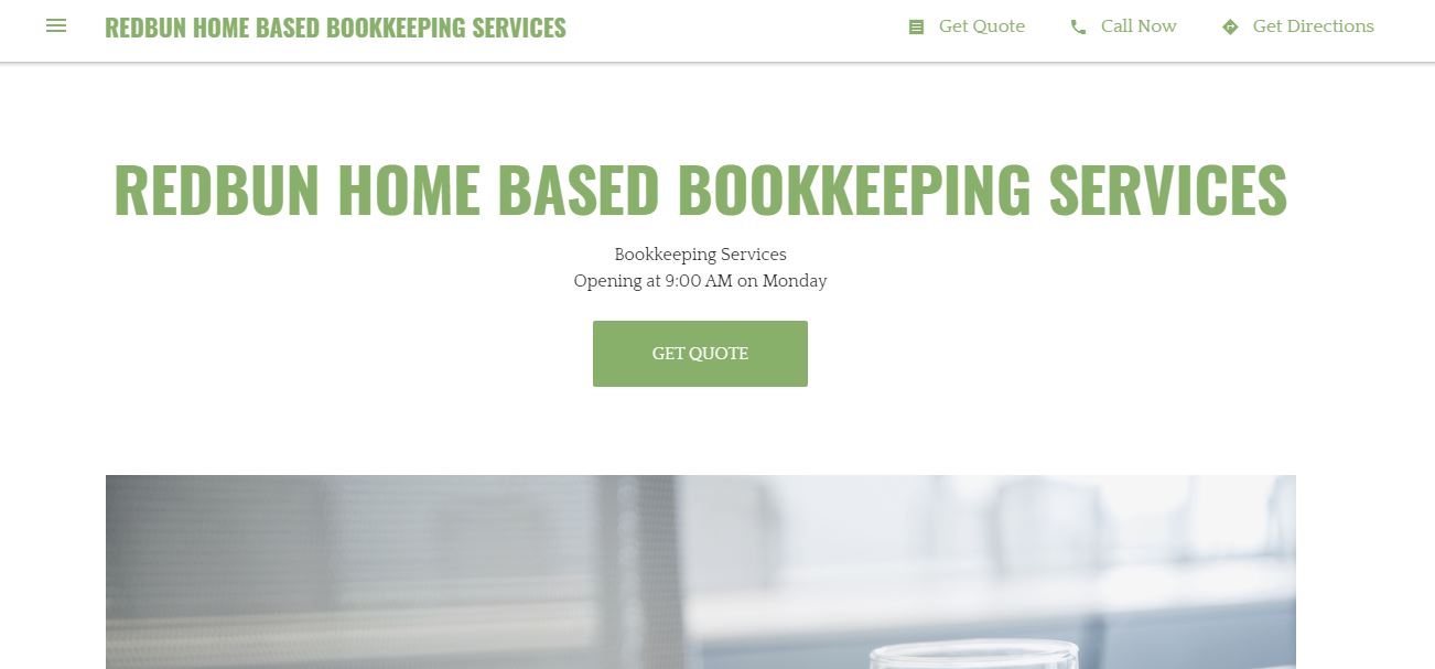 RedBun Bookkeeping Services' Homepage