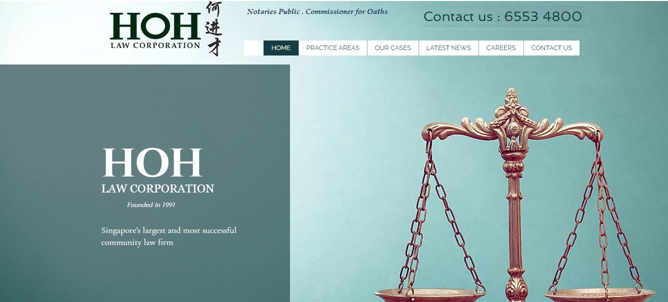 Hoh Law Corporation's Homepage