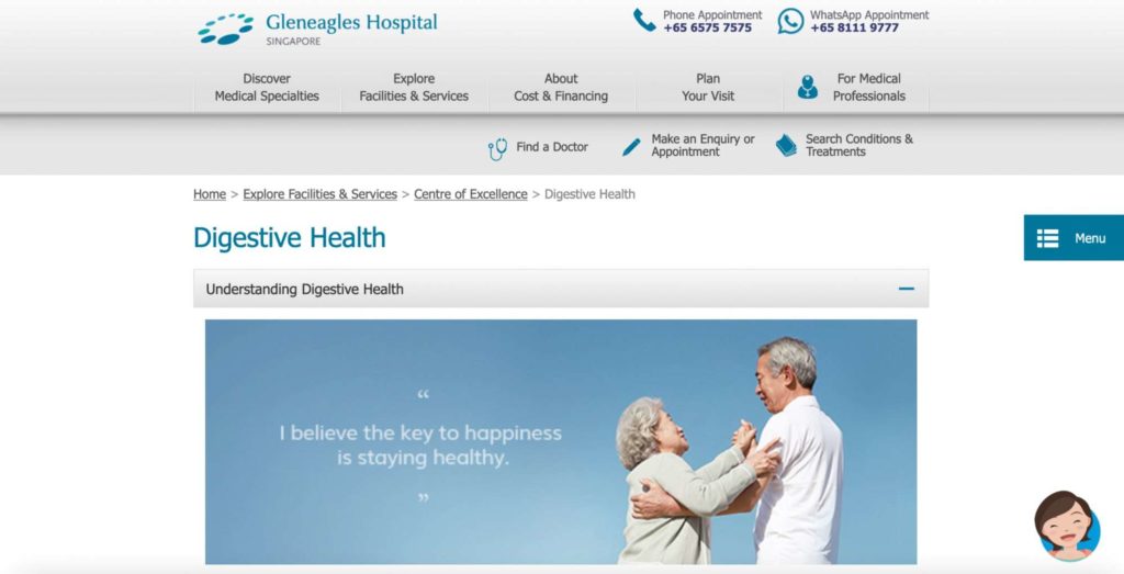 Gleneagles Hospital - Drs. Chuah Sai Wei & Wong Kong Min Reuben's Homepage