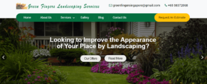 Green Fingers Landscaping Services' Homepage