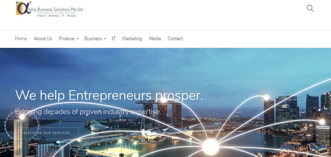 Alpha Business Solutions PTE LTD's Homepage