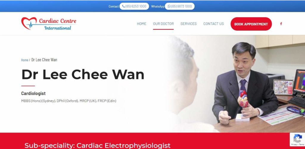 Dr. Lee Chee Wan – Cardiac Centre International's Homepage