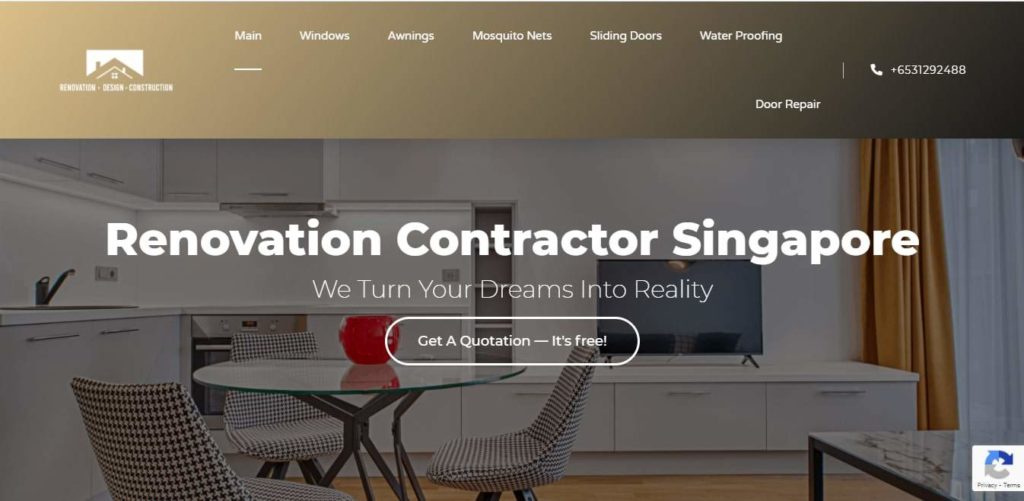 Renovation Contractor Singapore's Homepage