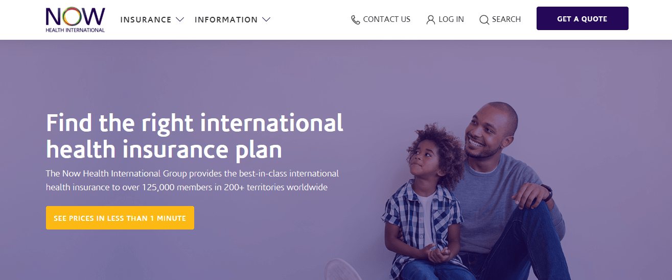 Now Health International's Homepage