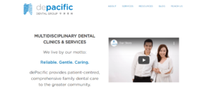 dePacific Dental Clinic's Homepage