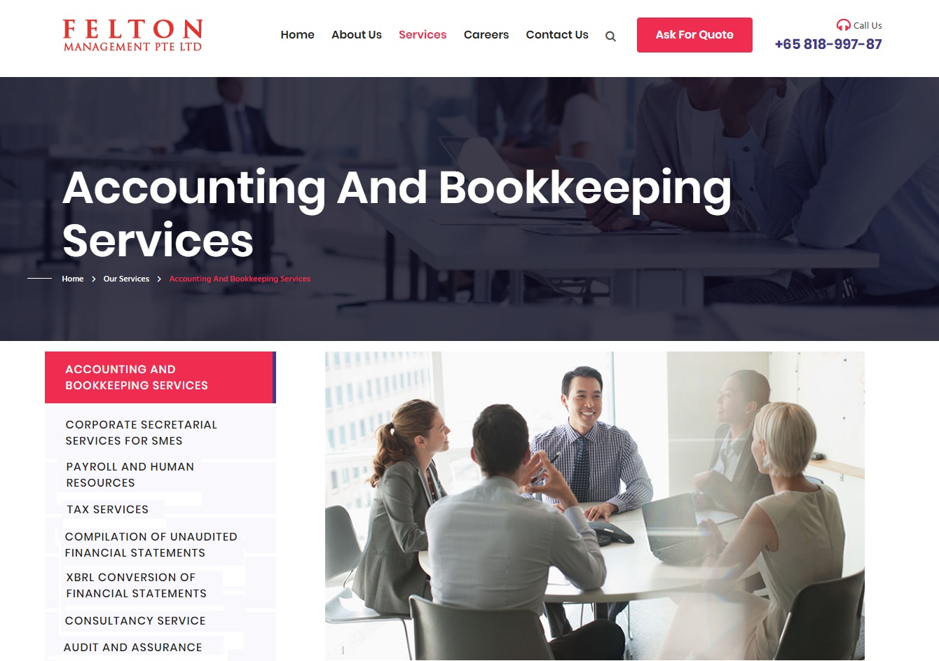 FELTON MANAGEMENT PTE LTD;S WEBSITE