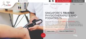 Physio and Sole Clinic's Homepage