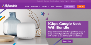 MyRepublic’s Google Nest Wifi's Homepage