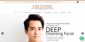 Lim Clinic & Surgery Medical Aesthetics' Homepage