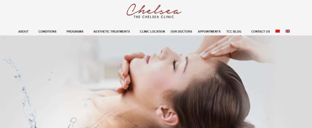 Chelsea Clinic's Homepage