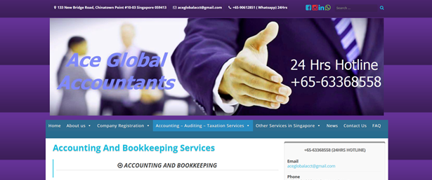 Ace Global Accountants And Auditors' Homepage