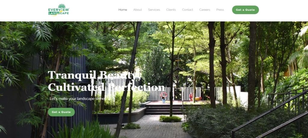 Everview Landscape' Homepage