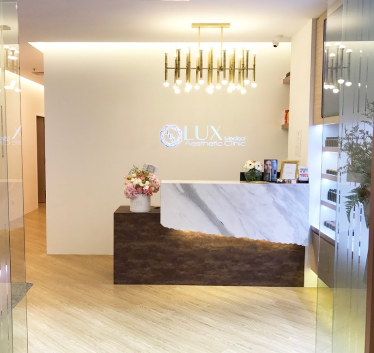 Lux Medical Aesthetic Clinic Singapore's Front Desk
