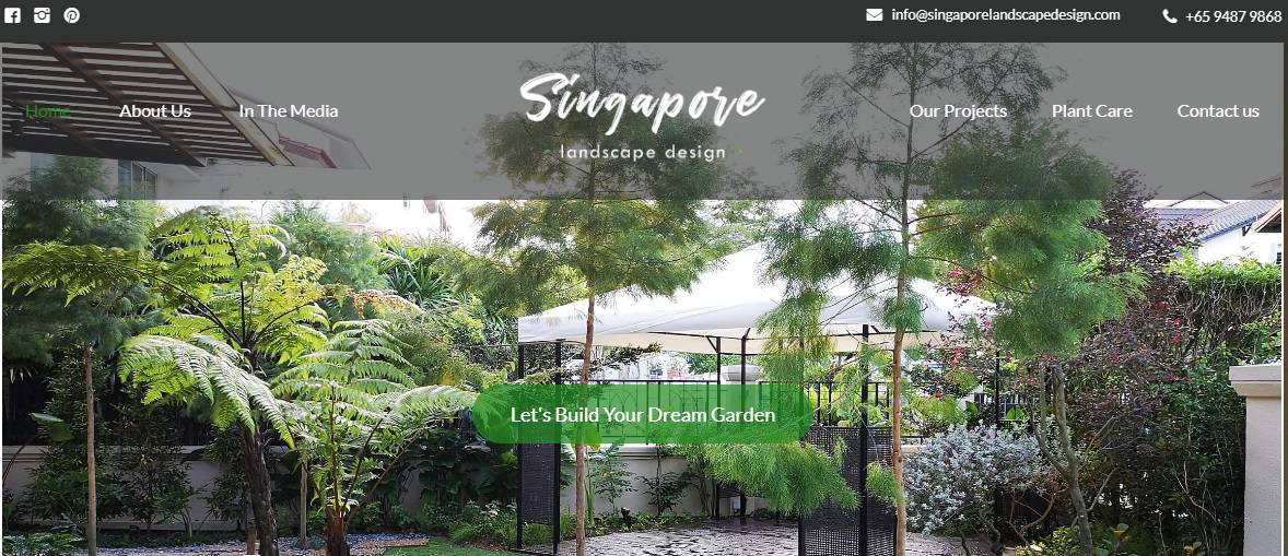 Singapore Landscape Design' Homepage