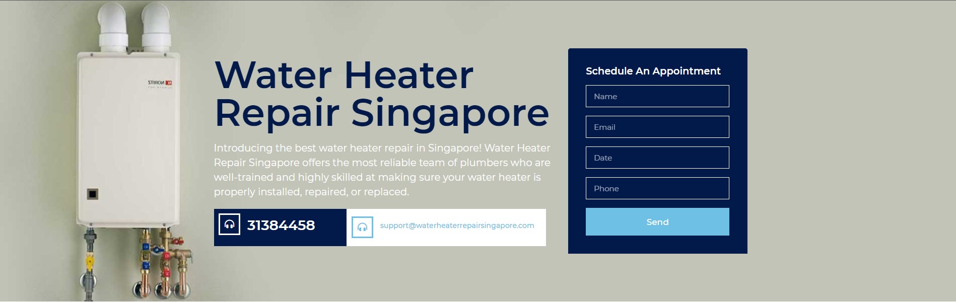 Water Heater Repair Singapore's Homepage